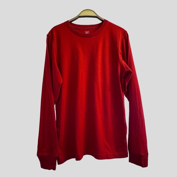 Sale George Men’s Shirt S Red Long Sleeves - Picture 2 of 10